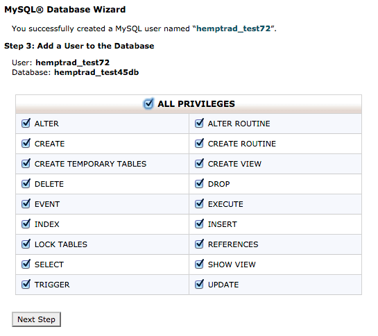 MySQL数据库用户权限