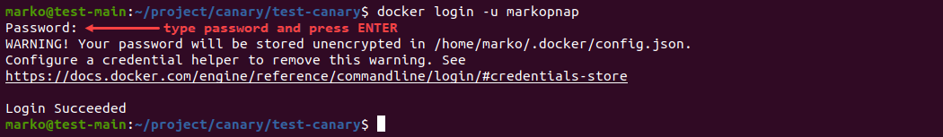 使用命令行登录Docker Hub
