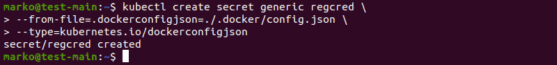 使用 kubectl create 创建 Docker 注册表密钥