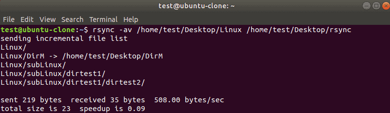  使用 rsync 递归复制目录的命令。