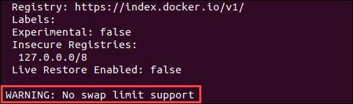 运行 docker info 命令。