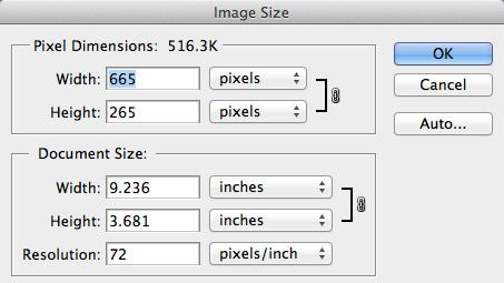 根据你的内容区域的宽度调整网站图像的大小。