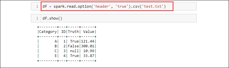 将文本文件作为 CSV 读入 DataFrame