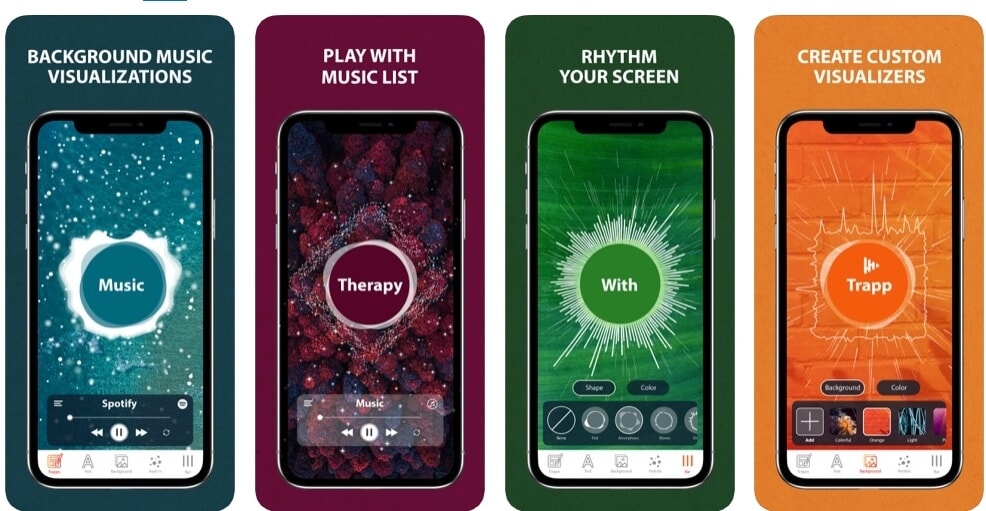 iPhone和Android的10个最佳免费音乐可视化应用合集