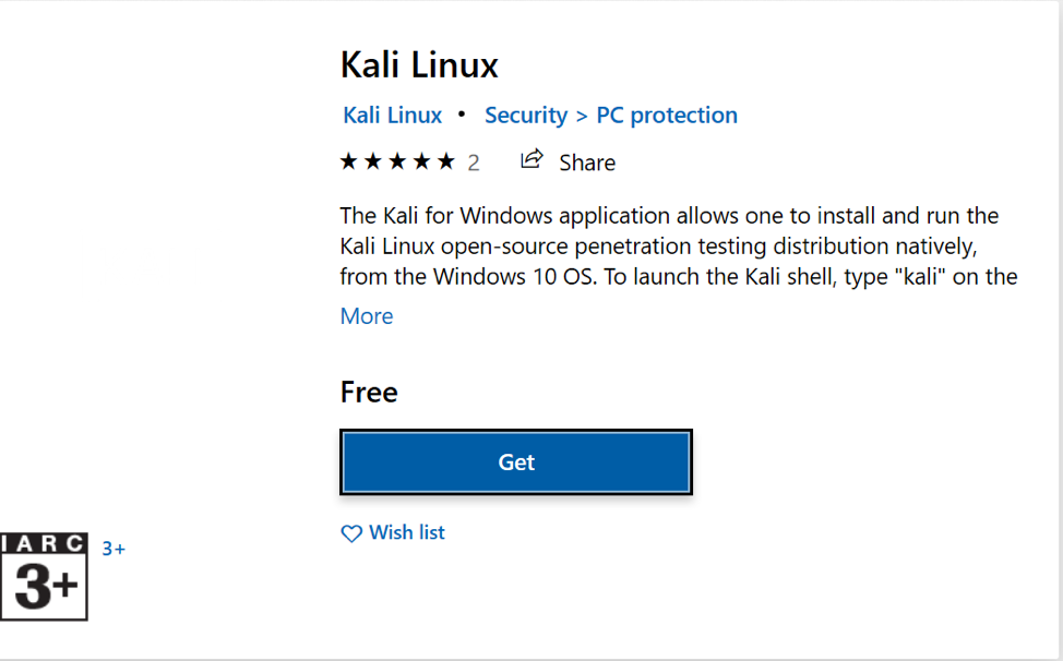 如何在Windows 10上使用Kali Linux应用程序？