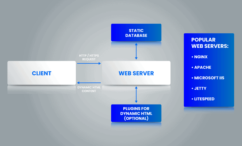 Web 服务器图。