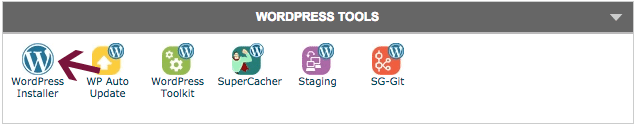 cPanel 中的 WordPress 工具