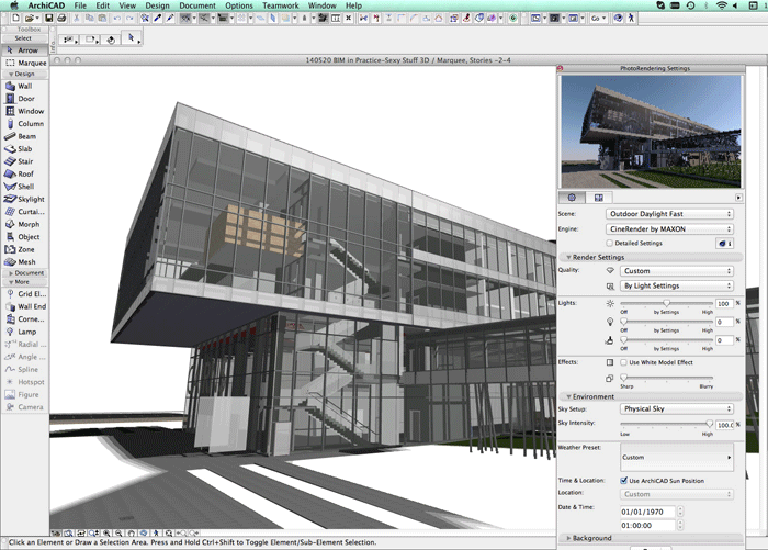 ArchiCAD 建模 - 免费的建筑绘图软件