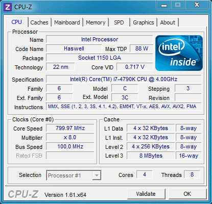 CPU-Z - 适用于 Windows 的最佳 CPU 基准测试软件 