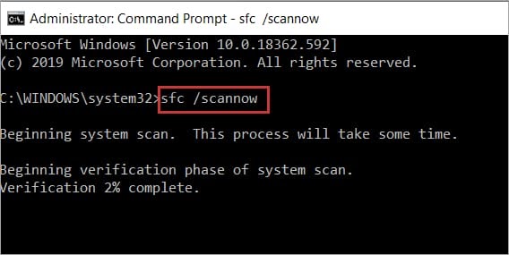 SFC-Scannow 命令