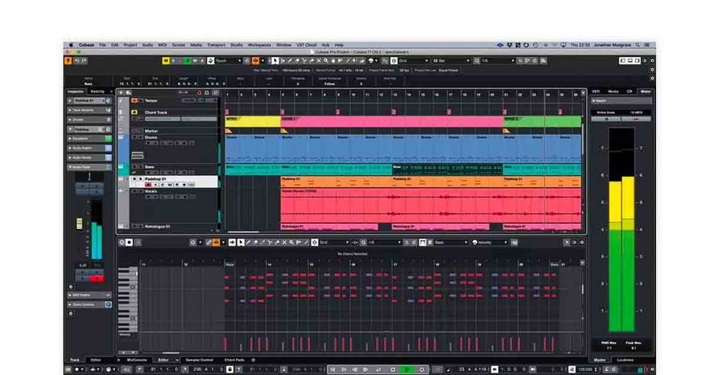 用于音乐制作的 Cubase 软件