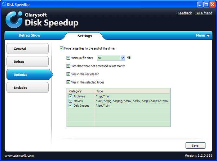 GlarySoft 磁盘加速 - 最佳磁盘碎片整理软件