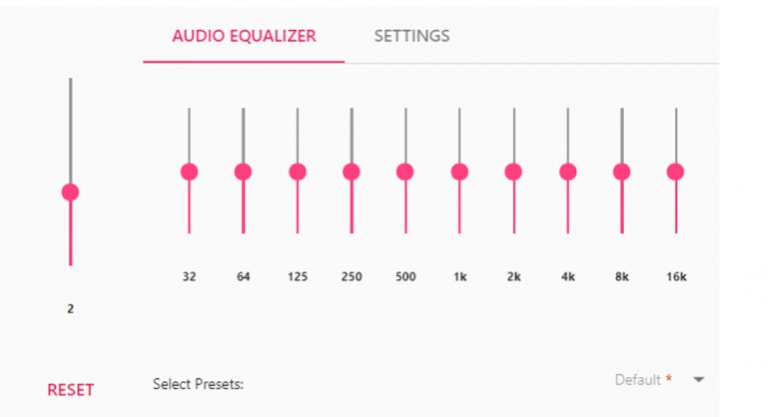 EQ 音频均衡器