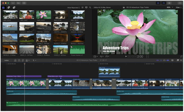 Final Cut Pro X - 最佳 GoPro 编辑软件