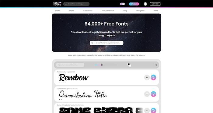 最佳10大免费字体下载网站合集：你喜欢哪个？