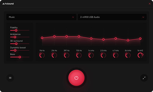 适用于 Windows 10 的 FxSound-free 均衡器