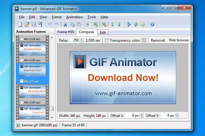 GIF Animator - 最佳 GIF 制作器/编辑