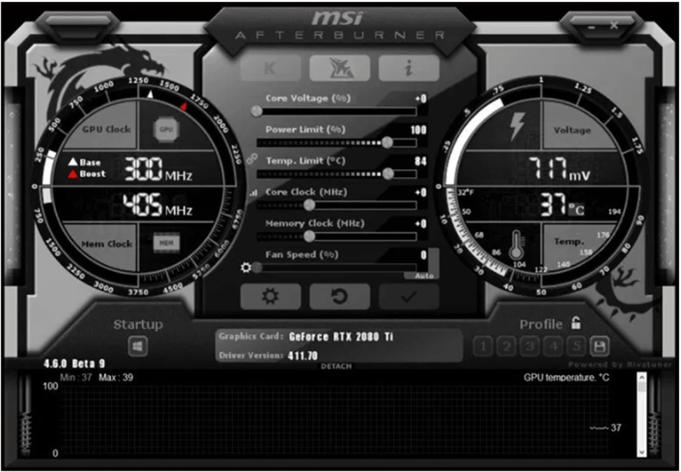 MSI Afterburner - 最佳超频软件