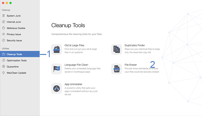 MacClean 文件橡皮擦 - 2021 年最佳文件粉碎机软件