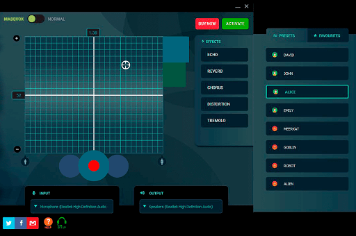 MasqVox Voice Changer - 适用于 PC 的最佳免费语音转换器软件