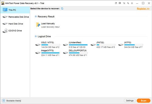 适用于 Windows 10 的 minitool 数据恢复软件