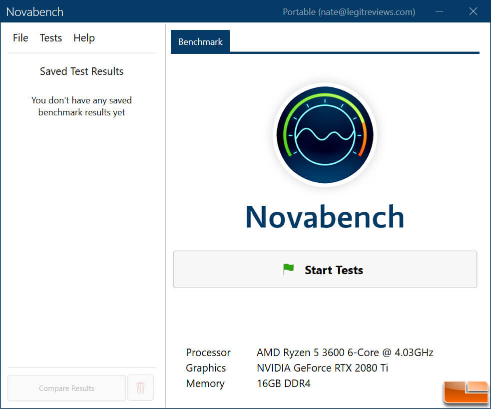 Novabench - 适用于 Windows 的 CPU 基准测试软件 