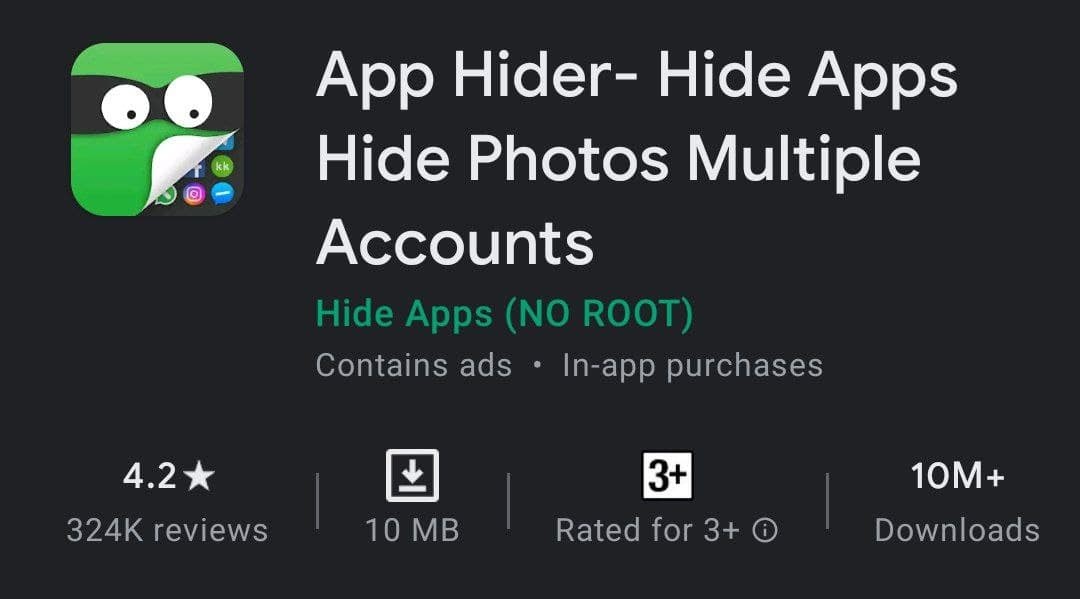 App Hider 是 Android 上隐藏图片和视频的最佳应用程序列表中的第一个也是最重要的应用程序。