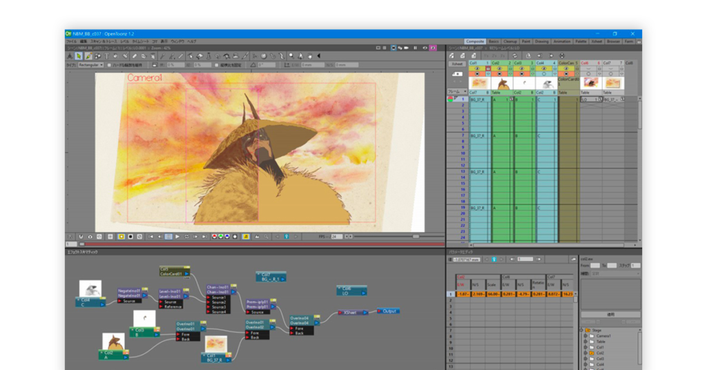 OpenToonz 图像