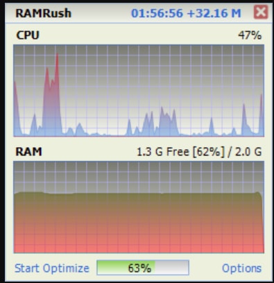 RAMRush - RAM 清洁器 - CPU 冷却器