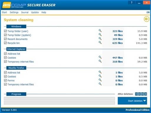 Secure Eraser-具有多种用途的最佳删除软件