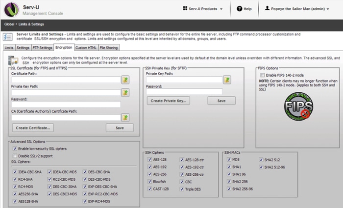 SolarWinds Serv-U 托管文件传输服务器