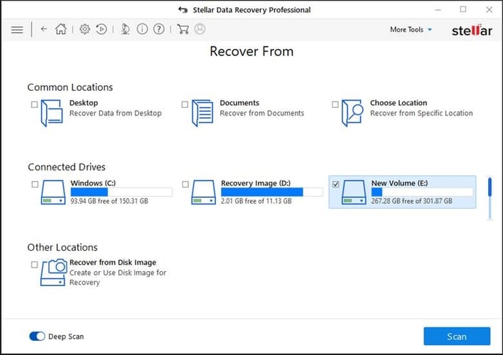 适用于 Windows 的恒星数据恢复