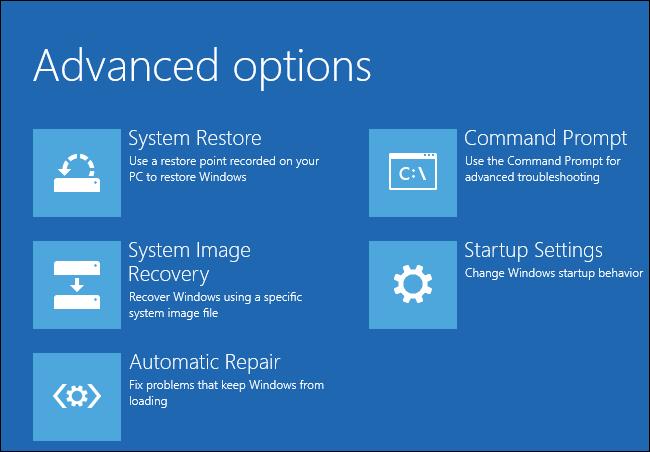 选择自动修复选项 如何修复Windows中的Bad_System_Config_Info错误?