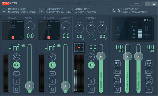 VoiceMeeter - 适用于专家的 PC 最佳免费语音转换器应用程序