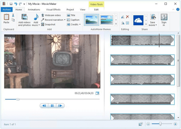 Windows Movie Maker - 最佳 GoPro 编辑软件