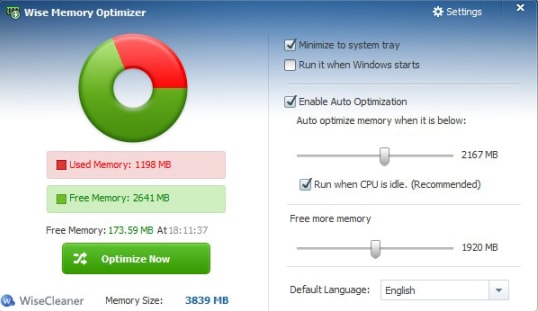 Wise Memory Optimizer（一款设计精美的 Windows 内存清理软件）