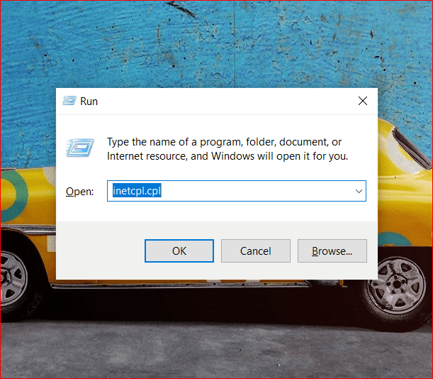 编写 inetcpl.cpl 以运行 Windows 网络诊断