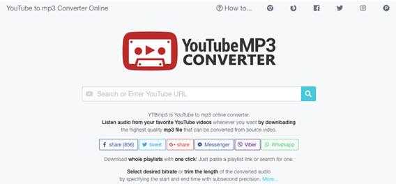 YouTube MP3 转换器