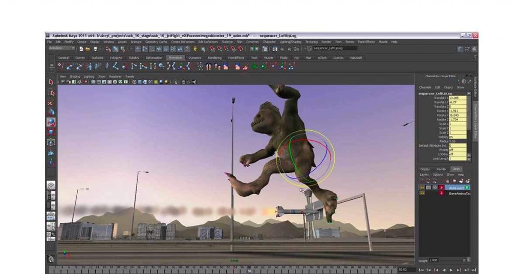 适用于 PC 的最佳免费 vfx 软件 - Autodesk Maya