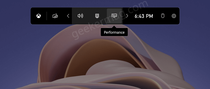 Windows 11如何在任务栏显示Xbox游戏栏性能小部件