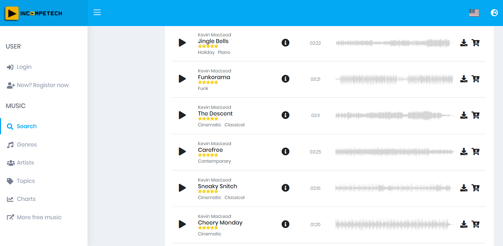 incompetech - 下载免费混音带的最佳网站