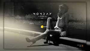 mond rainmeter skin