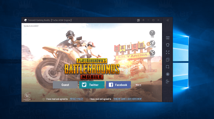 如何在 Windows 10 PC 上玩 PUBG Mobile