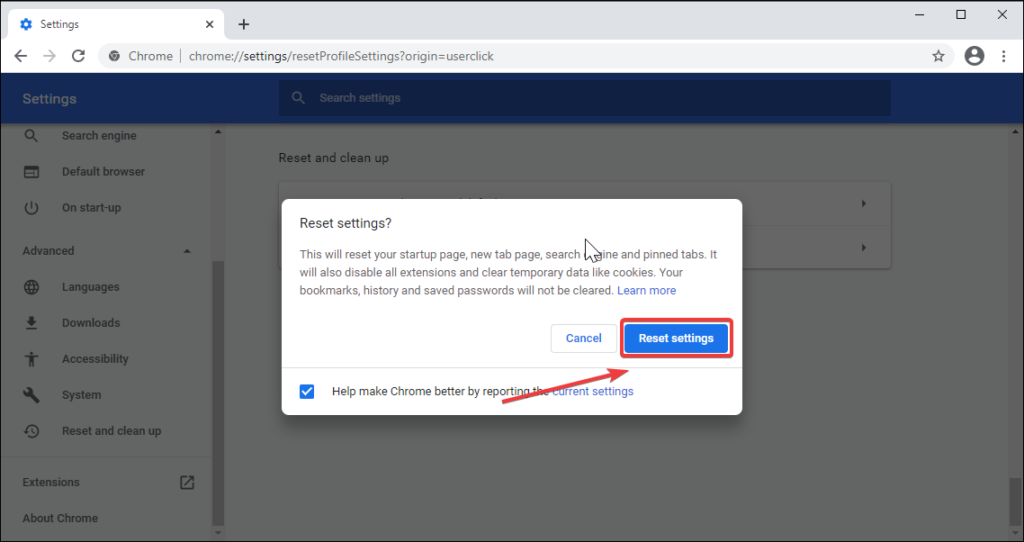 Chrome 错误 'err_cache_miss' 的 8 个简单修复方法 29 Chrome错误err_cache_miss的8个简单修复方法