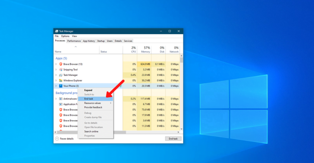 Windows 10 中的 yourphone.exe 是什么? 你应该担心吗? 17 Windows 10中的yourphone.exe是什么?你应该担心吗?