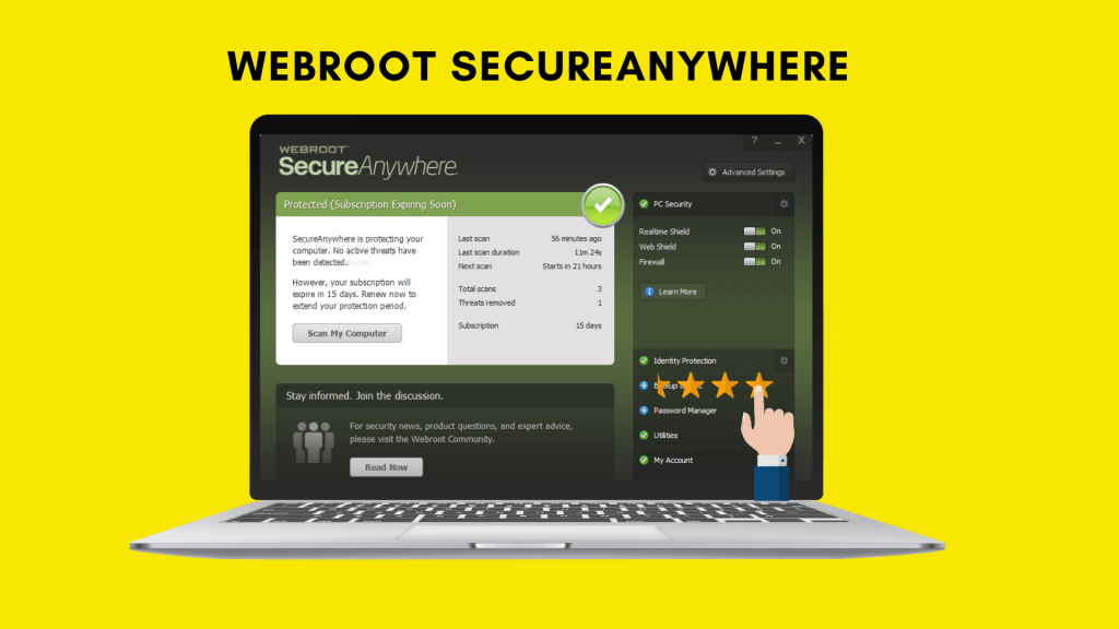 Webroot SecureAnywhere 防病毒软件