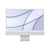 2021 Apple iMac（24 英寸，Apple M1 芯片，8 核 CPU 和 8 核 GPU，8GB RAM，512GB）- 银色