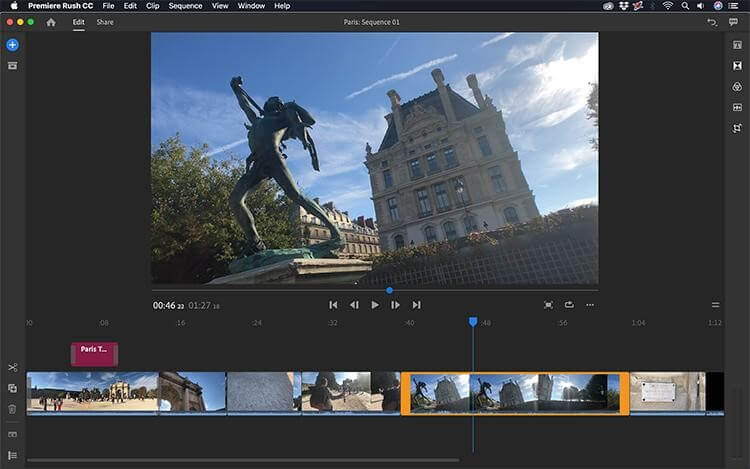 Adobe Premiere Rush CC