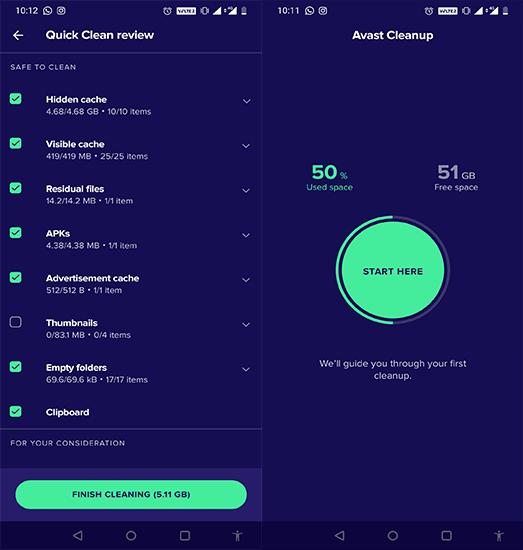 Avast 清理