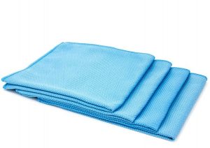 Diamond-Glass-Microfiber-Window-and-Chrome-Towel-16in-x16in-4-Pack-Blue